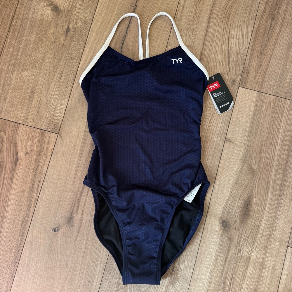 TYR Hexa Diamondfit One Piece Swimsuit Size 30 - Picture 3 of 7